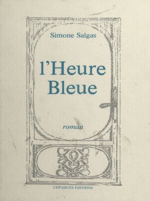 cover image of L'heure bleue